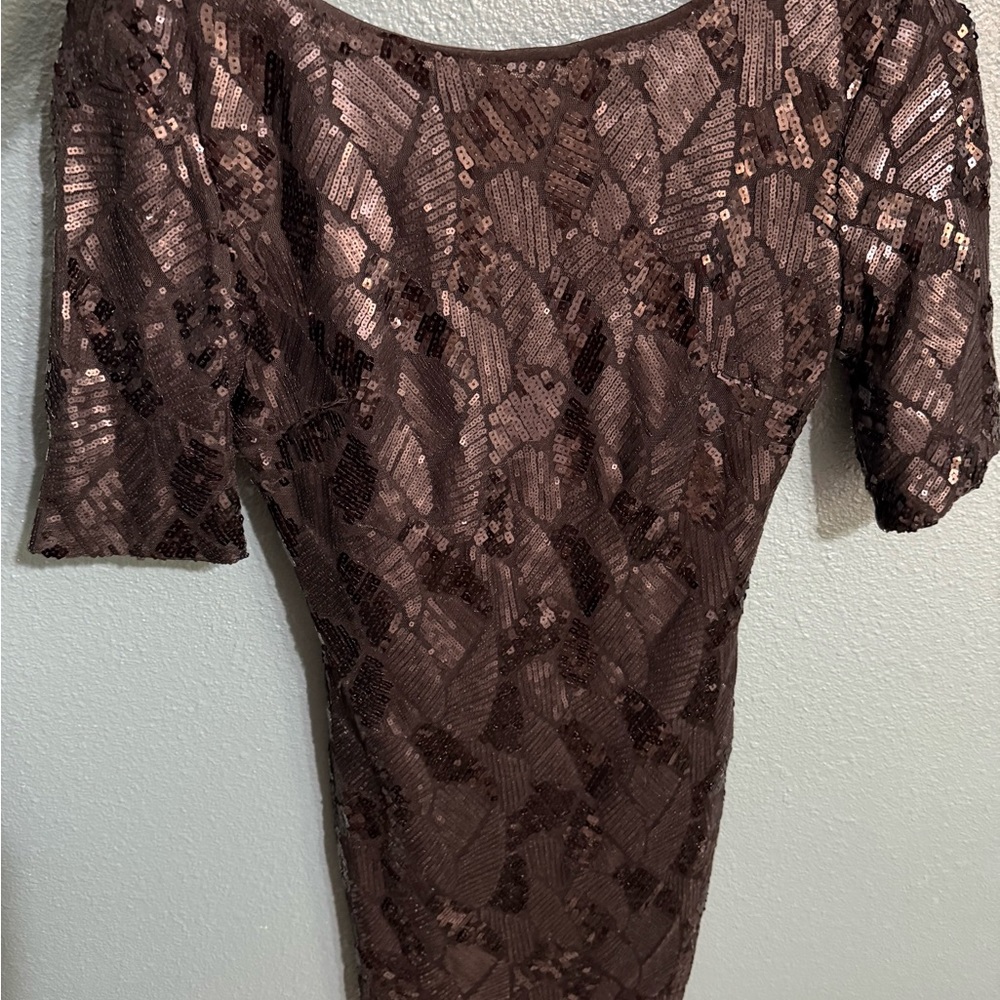 Gianni Bini Black Sequin Dress